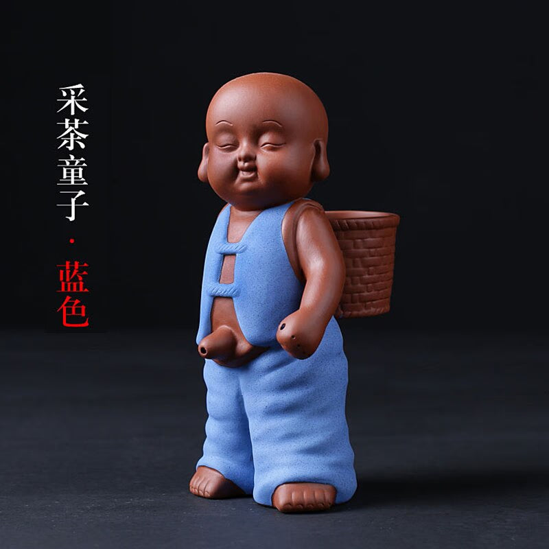 Purple Sand Tea Pet Decoration Boutique Can Raise Water Spray Urinary Children Creative Handmade Tea To Play with Children's Tea acacuss