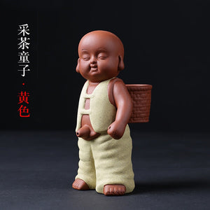 Purple Sand Tea Pet Decoration Boutique Can Raise Water Spray Urinary Children Creative Handmade Tea To Play with Children's Tea acacuss