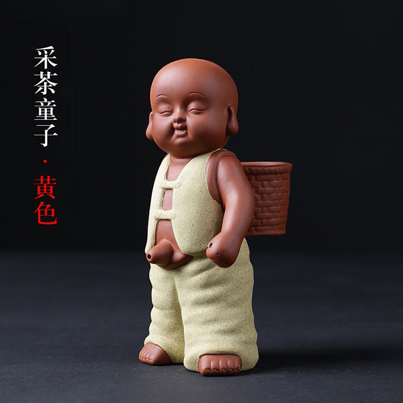 Purple Sand Tea Pet Decoration Boutique Can Raise Water Spray Urinary Children Creative Handmade Tea To Play with Children's Tea acacuss