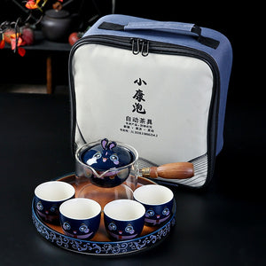 Rabbit Chinese Kung Fu Tea set Travel Tea set Ceramic Portable Tea set Teapot Tea Maker Infuser Teacup Cup for Tea acacuss
