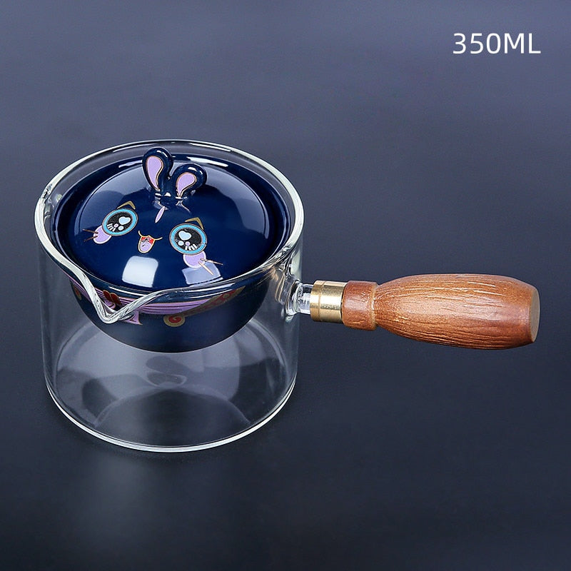 Rabbit Chinese Kung Fu Tea set Travel Tea set Ceramic Portable Tea set Teapot Tea Maker Infuser Teacup Cup for Tea acacuss