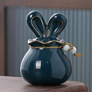 Rabbit Funeral Hurne Ceramics Pet Ashes Cat Pet Urn Personalized Urn for Pets Animal Funeral Urnas for Human Ashes Dog Memorial acacuss