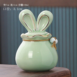 Rabbit Funeral Hurne Ceramics Pet Ashes Cat Pet Urn Personalized Urn for Pets Animal Funeral Urnas for Human Ashes Dog Memorial acacuss