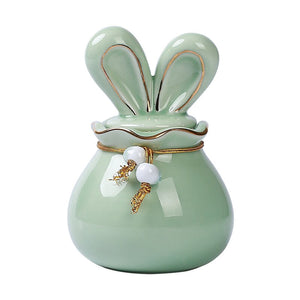 Rabbit Funeral Hurne Ceramics Pet Ashes Cat Pet Urn Personalized Urn for Pets Animal Funeral Urnas for Human Ashes Dog Memorial acacuss