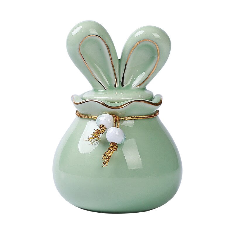 Rabbit Funeral Hurne Ceramics Pet Ashes Cat Pet Urn Personalized Urn for Pets Animal Funeral Urnas for Human Ashes Dog Memorial acacuss