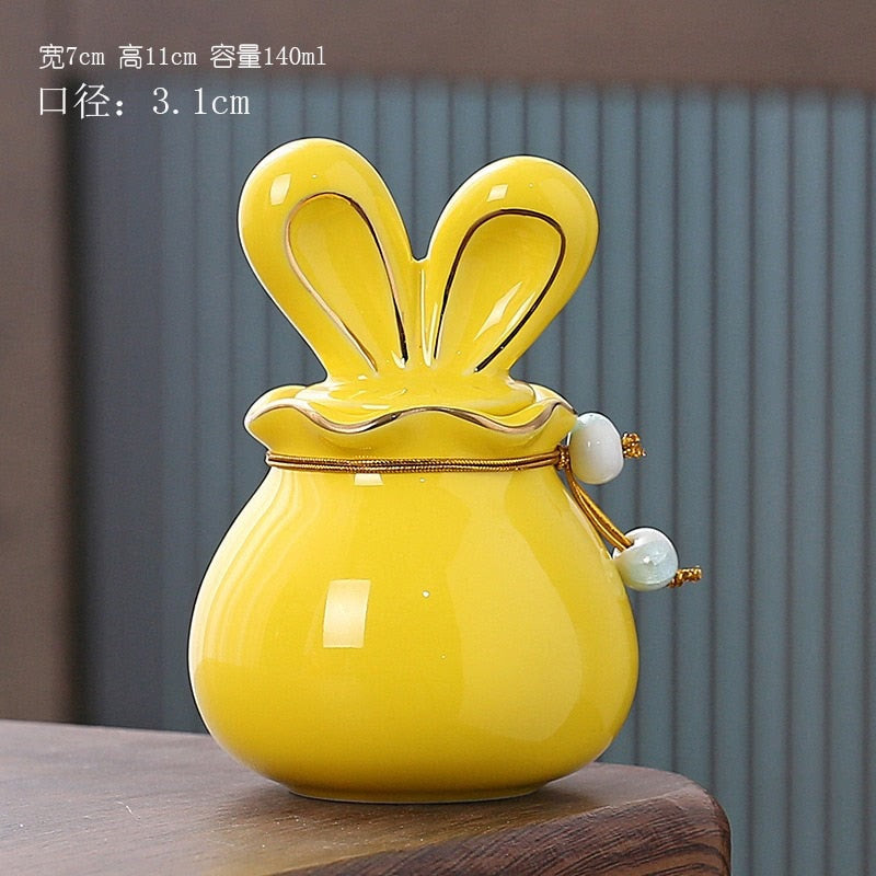 Rabbit Funeral Hurne Ceramics Pet Ashes Cat Pet Urn Personalized Urn for Pets Animal Funeral Urnas for Human Ashes Dog Memorial acacuss