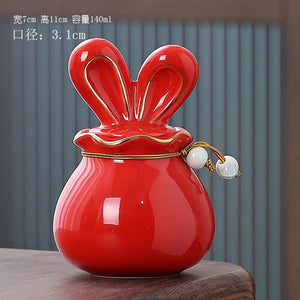 Rabbit Funeral Hurne Ceramics Pet Ashes Cat Pet Urn Personalized Urn for Pets Animal Funeral Urnas for Human Ashes Dog Memorial acacuss