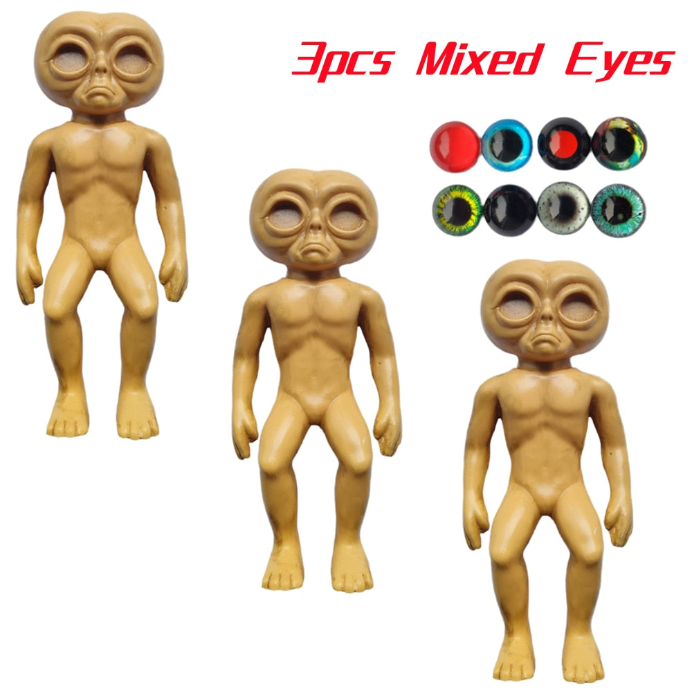 Realistic Full Body Latex Alien Dolls Death Autopsy Prop UFO Roswell Haunted House Lil Mayo Area 51 Halloween Decoration Props acacuss