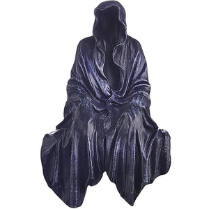 2023 New Reaping Solace The Reaper Sitting Statue Gothic Desktop Resin Black Sculptures For Home Decor Ornament Dropshipping acacuss