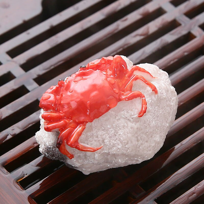 Resin Color Changing Tea Pet Ornaments Supportable Kung Fu Tea Utensils Tea Ceremony Tea Tray Tea Set Kitchen,Dining Bar acacuss