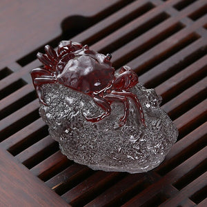 Resin Color Changing Tea Pet Ornaments Supportable Kung Fu Tea Utensils Tea Ceremony Tea Tray Tea Set Kitchen,Dining Bar acacuss
