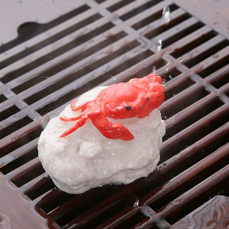 Resin Color Changing Tea Pet Ornaments Supportable Kung Fu Tea Utensils Tea Ceremony Tea Tray Tea Set Kitchen,Dining Bar acacuss