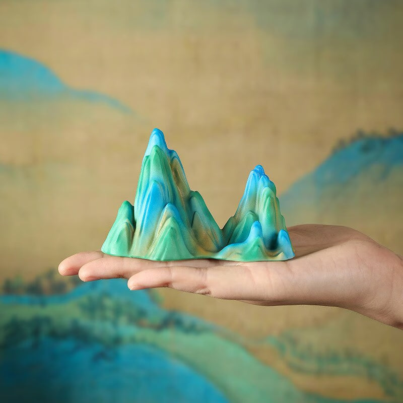 Resin Creative Color Changing Tea Ornaments Small tea pet Supportable Play Jiangshan Beauty Pen Holder Tea Ceremony Utensils acacuss