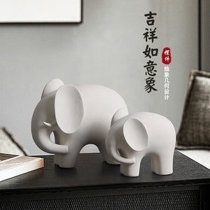 Resin Elephant Decorations, Living Room Office Desk Animal Crafts Relocation New House Decorations Garden Decoration Sculpture acacuss