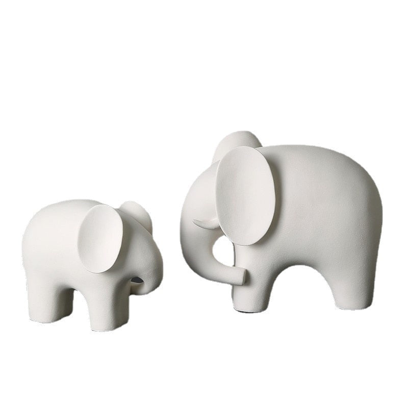 Resin Elephant Decorations, Living Room Office Desk Animal Crafts Relocation New House Decorations Garden Decoration Sculpture acacuss