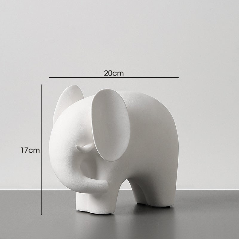 Resin Elephant Decorations, Living Room Office Desk Animal Crafts Relocation New House Decorations Garden Decoration Sculpture acacuss