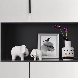 Resin Elephant Decorations, Living Room Office Desk Animal Crafts Relocation New House Decorations Garden Decoration Sculpture acacuss