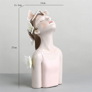 Resin LUCKY Deer Elk Figurine Statue Home Living Room Decor Crafts Sculpture Creative Gifts Modern Desktop Ornament acacuss