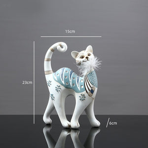 Resin LUCKY Deer Elk Figurine Statue Home Living Room Decor Crafts Sculpture Creative Gifts Modern Desktop Ornament acacuss