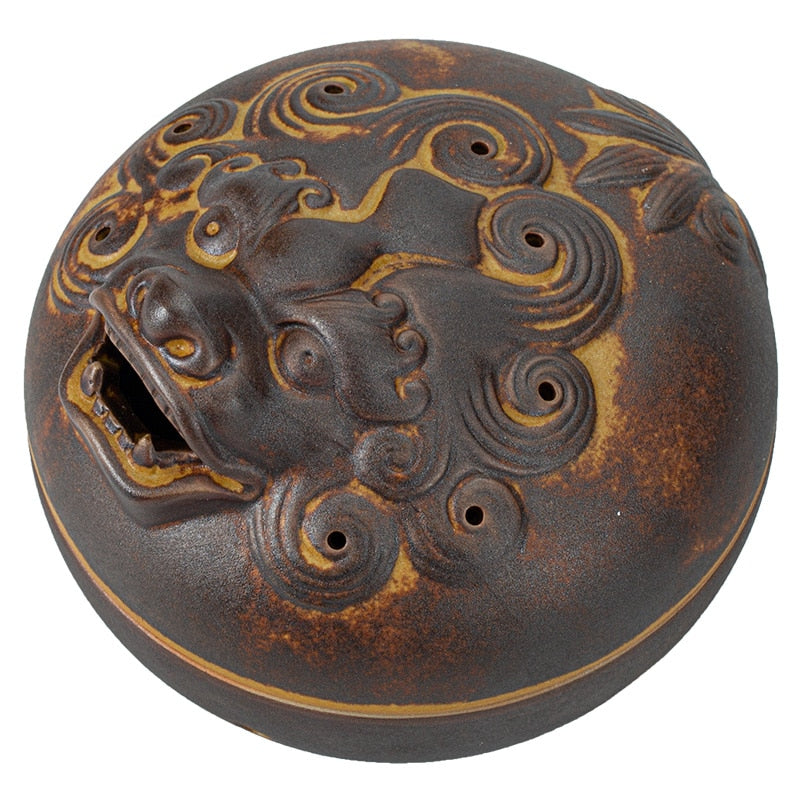 Retro Fabulous Wild Beast Incense Burners Dragon Incense Holder Incense Burner Sandalwood Censer Home Decor Decoration Craft acacuss