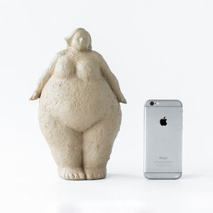 Retro Style Abstract Fat Lady Figurines Woman Statue Tabletop Resin Living Home Sculpture Ornaments Creative Figures Decoration acacuss