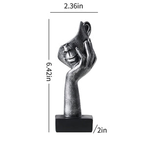 Retro Thinker Desk Accessories Human Face Ornaments for Home Sculptures &amp; Figurines Room Decoration Aesthetic Collectible Crafts acacuss