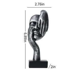 Retro Thinker Desk Accessories Human Face Ornaments for Home Sculptures &amp; Figurines Room Decoration Aesthetic Collectible Crafts acacuss