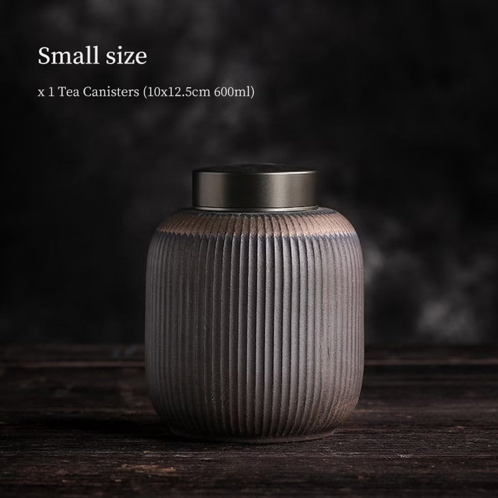 ACACUSS Tea TIN Or Coffee CONTAINER Retro Wood Fired Ceramic  Large Household Seal Ceramic Tea Canisters Traditional Tea Jars Storage Tea - ACACUSS