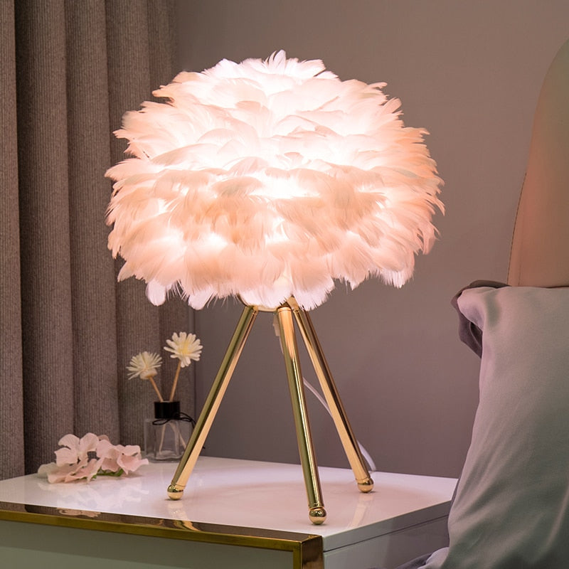 Nordic Retro Table Lamp - Touch Control Bedside Lamp, Adjustable Brightness, For Bedroom & Office