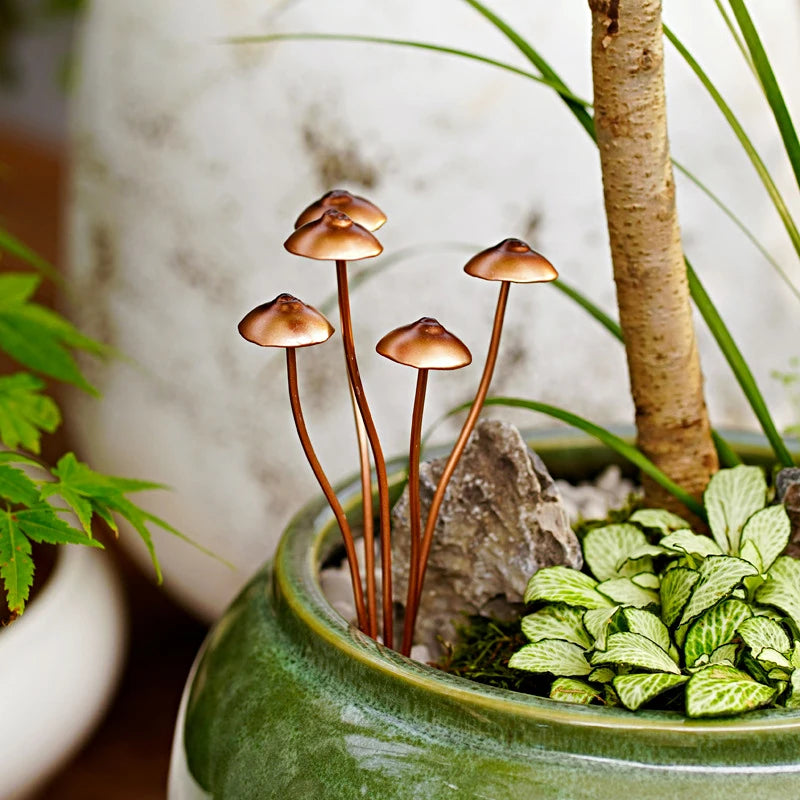 1/2/3 Pc: Mushroom Metal Decorative Garden Stakes Perfect for Outdoor Spring Decor and Adding to Your Metal Flowers Outdoor Decor