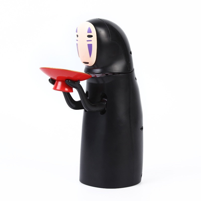 Spirited Away Gesichtsloser Mann Sparschwein Kaonashi Schlucken Geldspielzeug Automatisches Essen Münzbank Hayao Miyazaki Puppe Kindergeschenk 