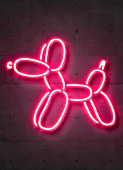 Neon Wandkunst Dekoration Malerei Ballon Hund Zebra Bull Hirsch Leinwand Malerei Tier Graffiti Poster für Bar Kinderzimmer Zimmer Dekor 