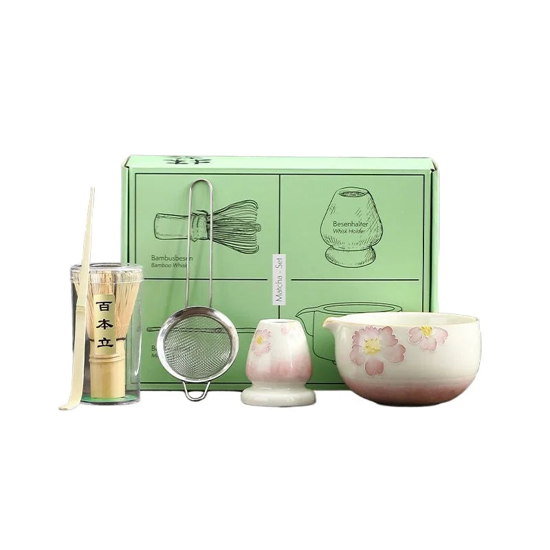 Neues handbemaltes Matcha-Set, japanisches Teezubereitungswerkzeug zum – acacuss
