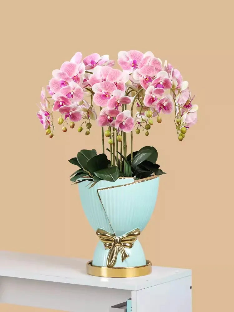 Nordic New Style Ceramic vase Plants Bonsai Pots Home Decoration Creative personality tulip large Pots