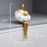 Nordice Home Dekoracyjne figurki Abstrakcyjne rzeźby i figurki Dekoracja salonu i akcesoria stołowe