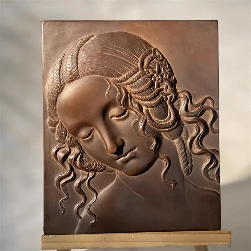 Renaissance Relief Sculpture Classical Art Reproduction for Home Vintage Desktop Collectible Decor Room Accent Elegant Art Gift