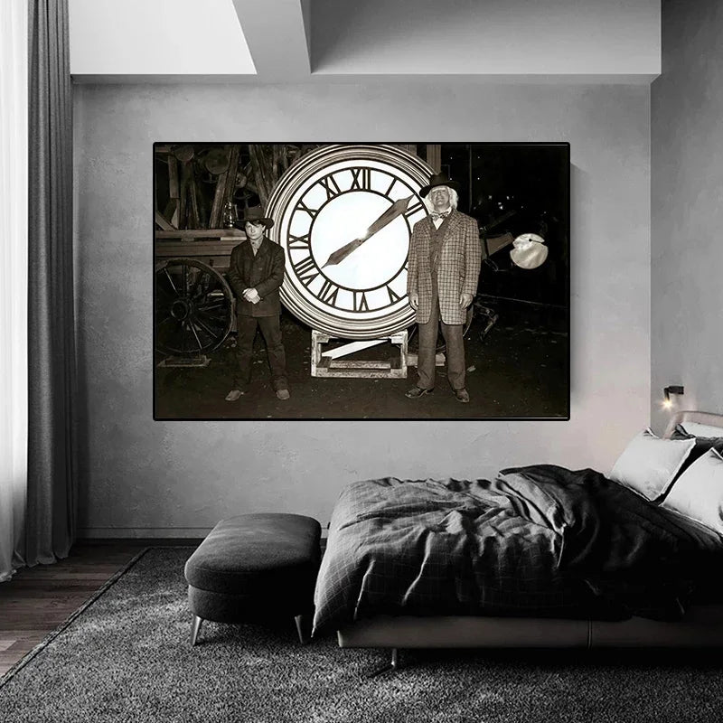 Classic Movie Back to the Future Retro HD Posters Canvas Painting And Print Wall Art For Living Room Home Decor Frameless Gifts
