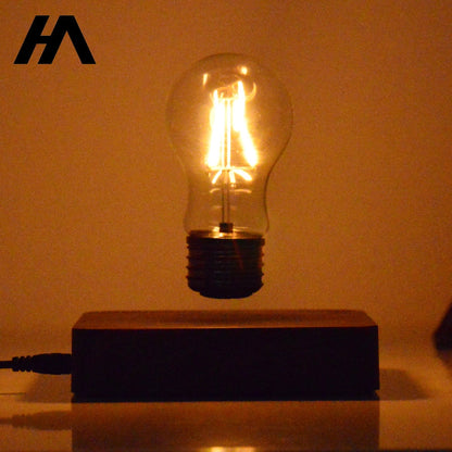 المصباح العائم المغناطيسي الجدة مع إضاءة LED لليوم لايت المنزل الديكور عيد ميلاد عيد الميلاد الحاضر الرجعية نودولي