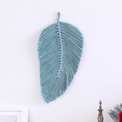 INS handgemachte Quasten Makramee Blätter Tapisserie nordischen Stil Tapisserie Wandbehang Spielzeug Kinderzimmer Dekor Home Kindergarten Boho Dekor 