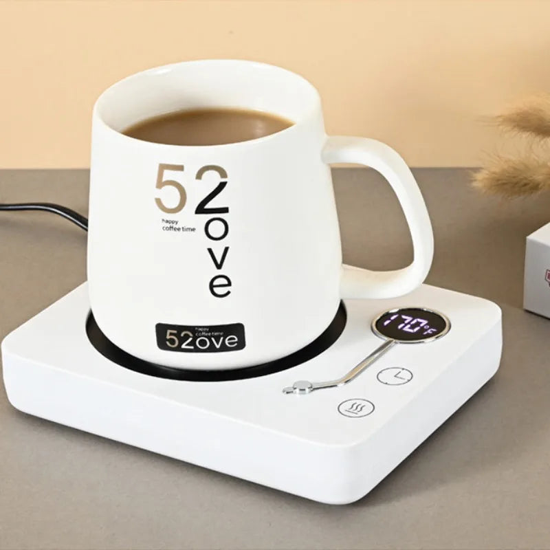 220V Coffee Mug Cup Warmer Electric Heating Coaster Tea Milk Mug Warmer Mat  Constant Temperature Cute Cat Office Heater Coaster - AliExpress