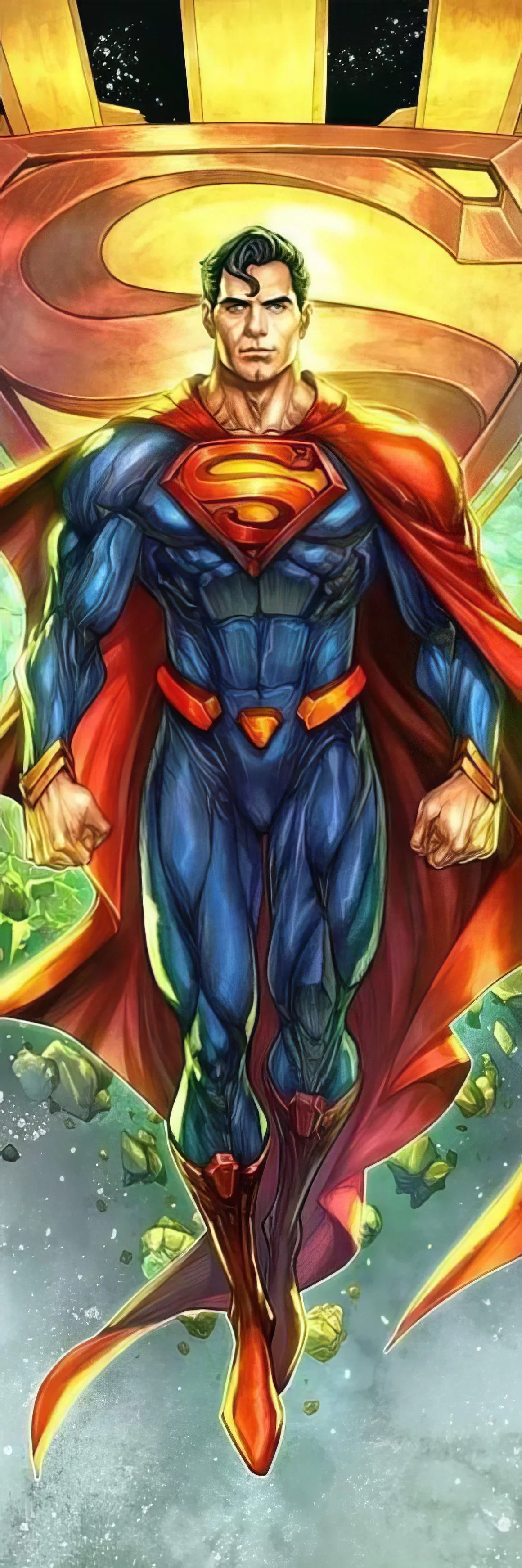 Tableau Toile Super-héros Superman DC - Décoration Murale, Qualité Haute Définition, Neuf Sous Emballage