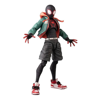 Sv Action Miles Morales Action Figure Collection Sentinel Marvel Spiderman Spider-Man Into the Spider Verse Figures Model Toys