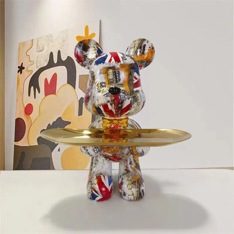 Statue Ours Graffiti Résine – Sculpture Déco Intérieur Style Street Art, Type A, Pour Bureau, Salon, Chambre Ours Graffiti Résine Décoration Salon Statue Ours Graffiti Résine – Sculpture Déco Intérieur Style Street Art, Type A, Pour Bureau, Salon, Chambre Ours Graffiti Résine Décoration Salon