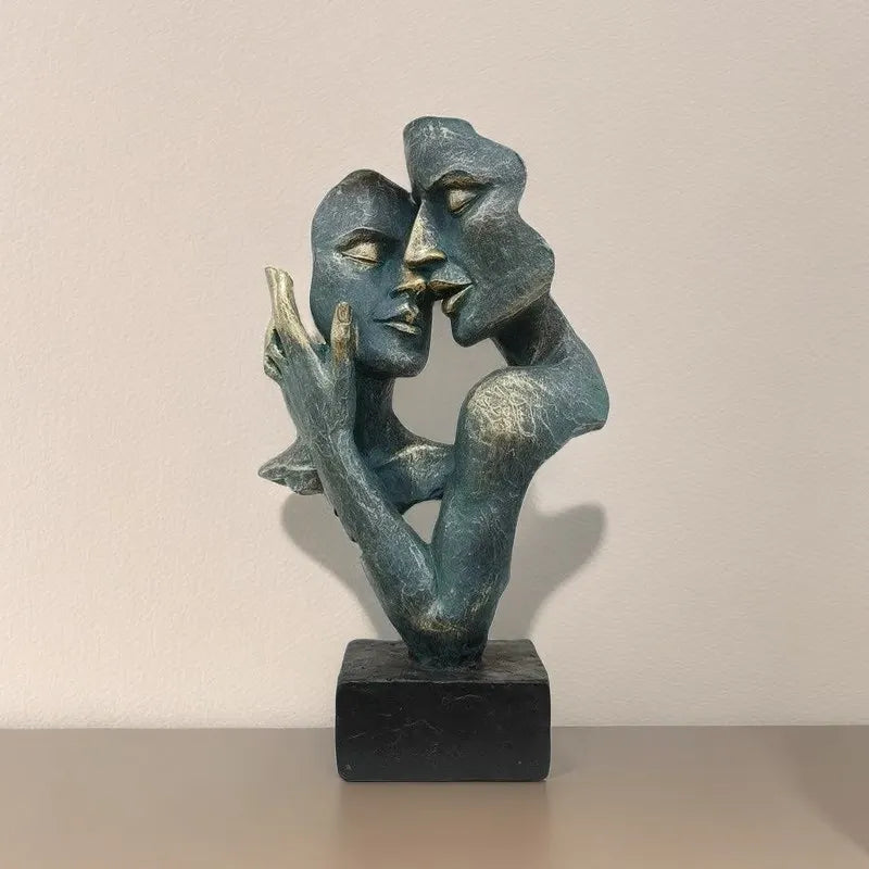Vilead Retro Abstract Figures Vintage Bust Statue Resin Crafts Figurines Home Decoration Living Room Interior Office Desk Decor