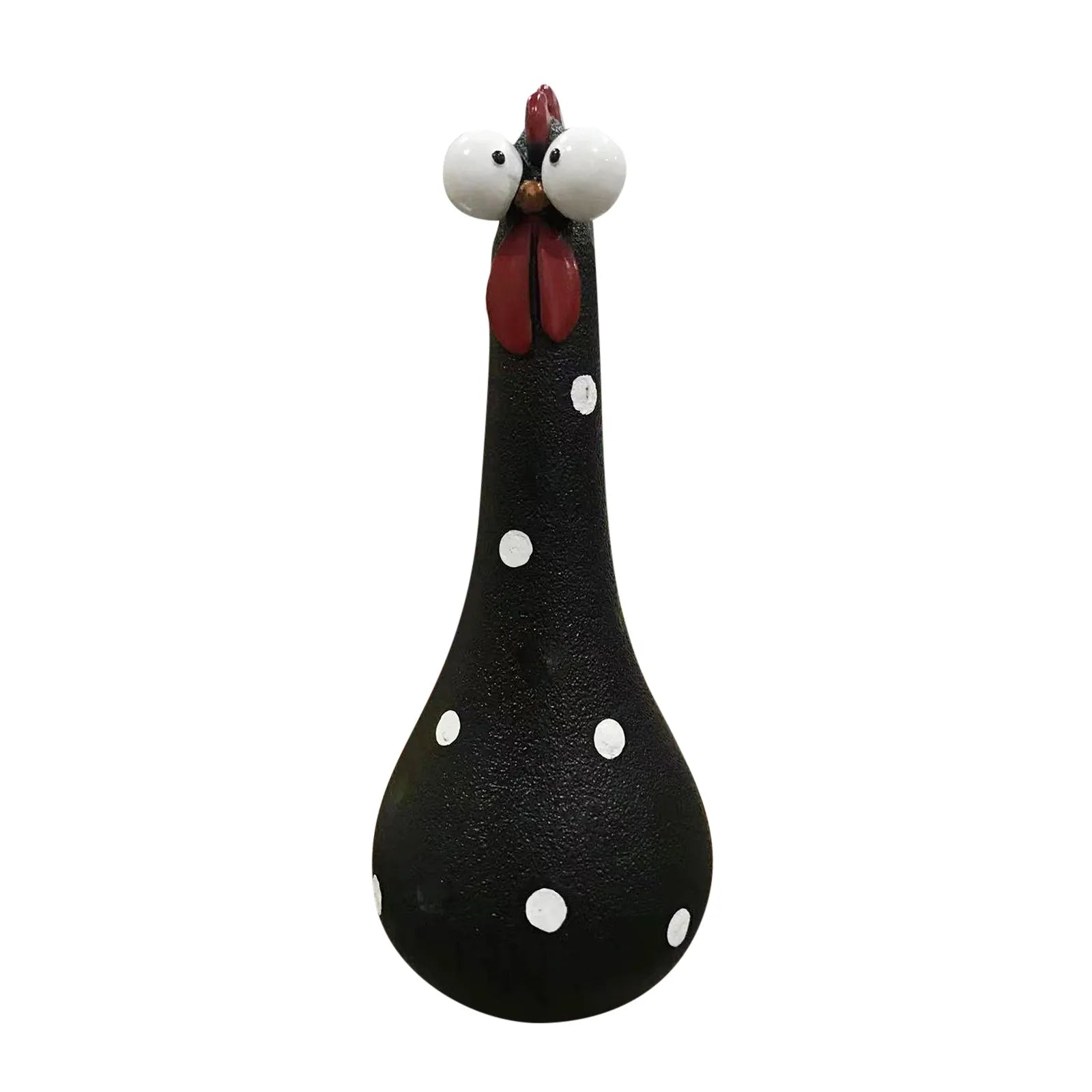 MOONBIFFY Resin Long Neck Chicken Ornaments For Garden Courtyard.