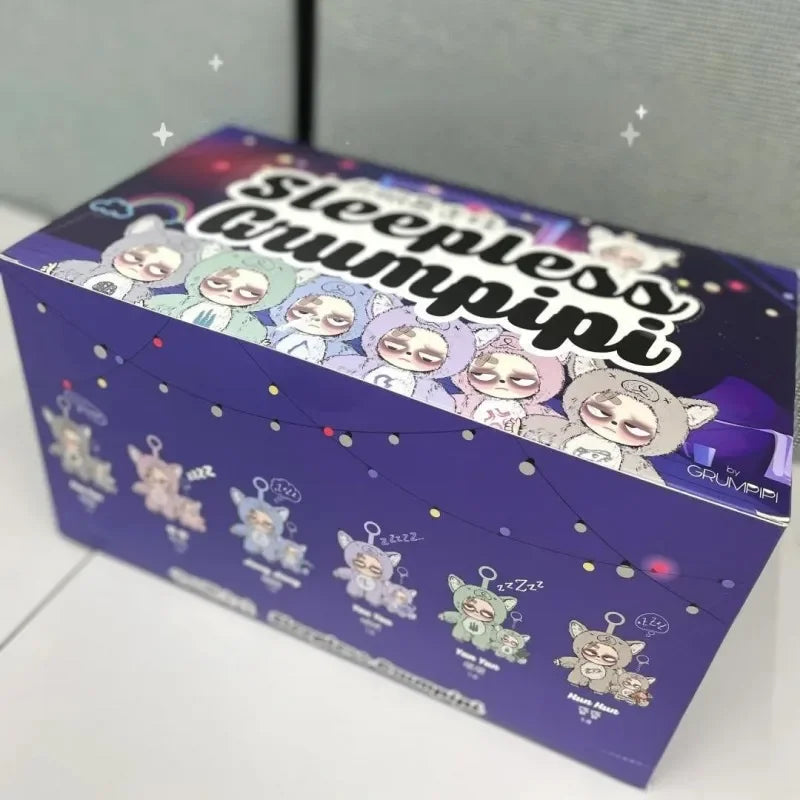 Sleepless Grumpipi Series Blind Box Toys Vinyl Cute Anime Action