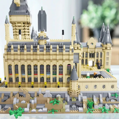 Blöcke Micro Bricks City Kreative Mittelalterliche Magic Castle Serie  Schule Architektur Modell Bausteine Geschenke Spielzeug Kinder Erwachsene  230308 Du 28,65 €