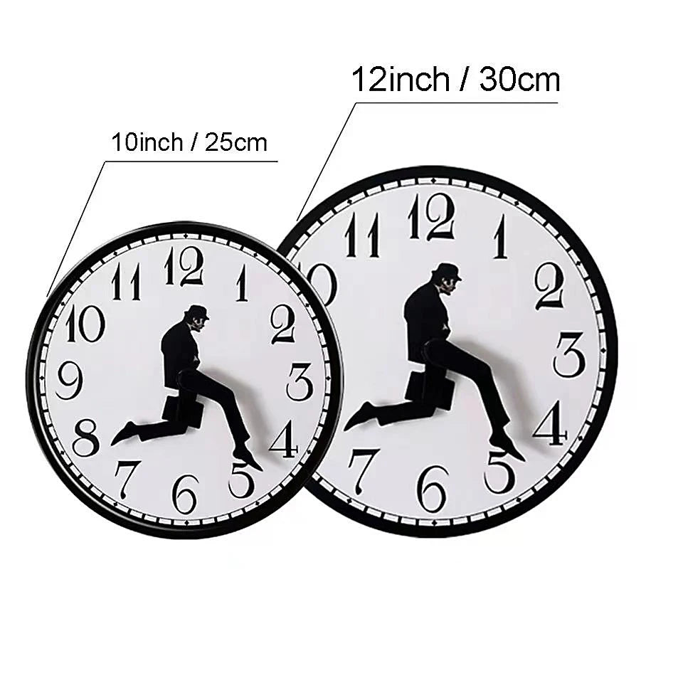 Ministry of Silly Walks Modern Wall Clock Home Decor 3D Creative Art Silent Clocks For Living Room Decoration With Free Shipping