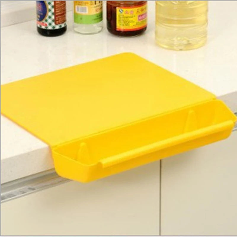 Multifunctional Creative Chopping Board Frosted Kitchen Cutting Board  Slot Cutting Vegetable Meat Tools Kitchen  Accessories