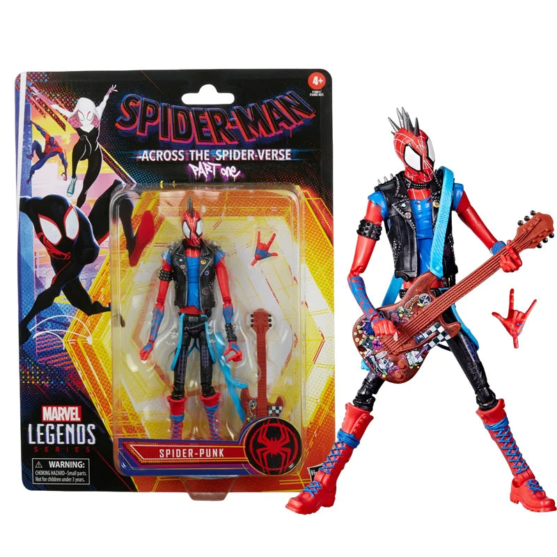 Hasbro SPIDER PUNK Spider Man Across the Spider Verse Action Hasbro SPIDER PUNK Spider Man Across the Spider Verse Action